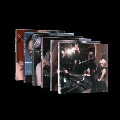 [세트/앨범6종] 르세라핌 (LE SSERAFIM) - 5th Mini Album 'HOT' (COMPACT ver.)