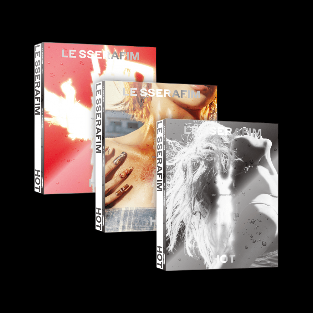 [세트/앨범3종] 르세라핌 (LE SSERAFIM) - 5th Mini Album 'HOT'