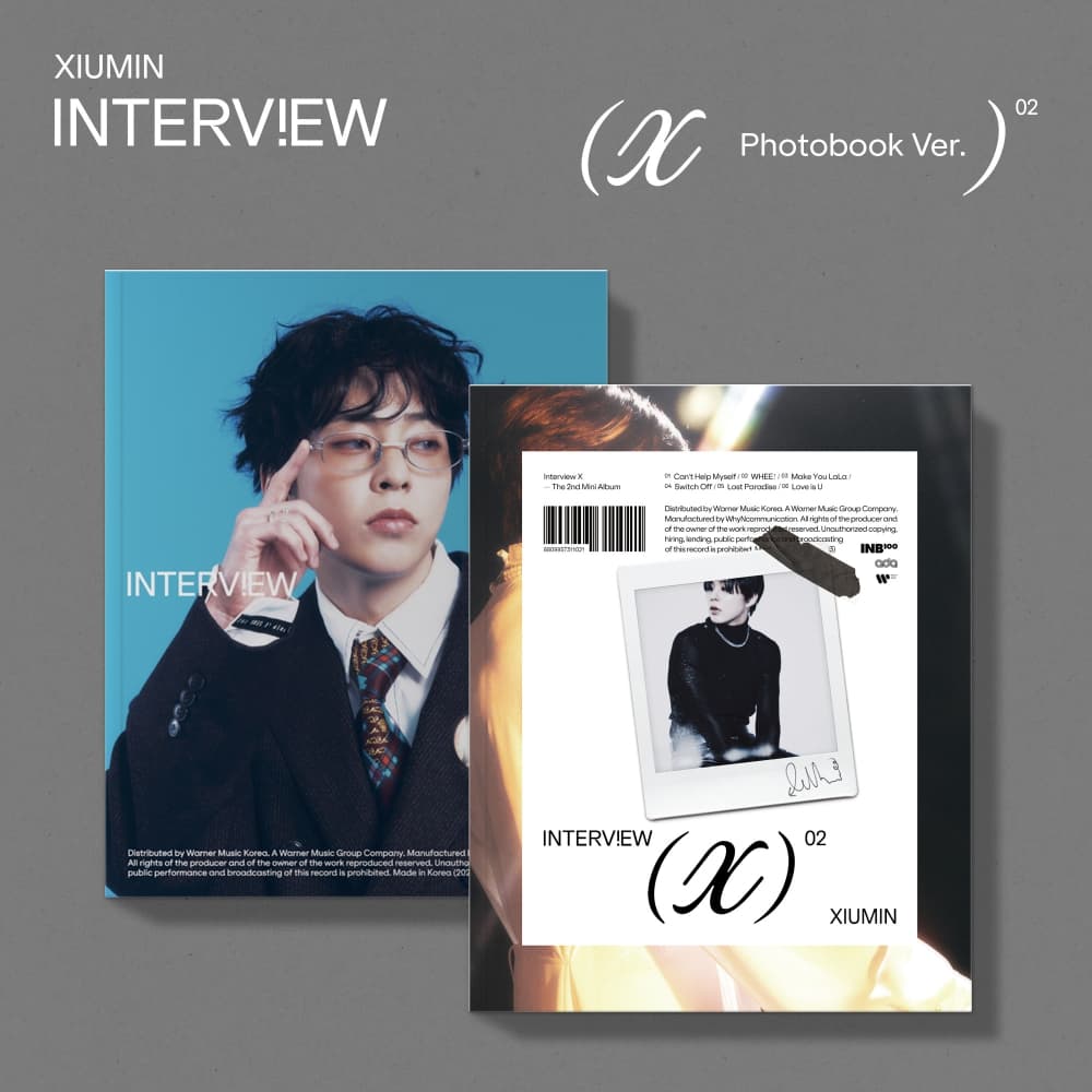 시우민(XIUMIN) - Interview X [Photobook Ver.] (XIU VER., MIN VER.) (랜덤)