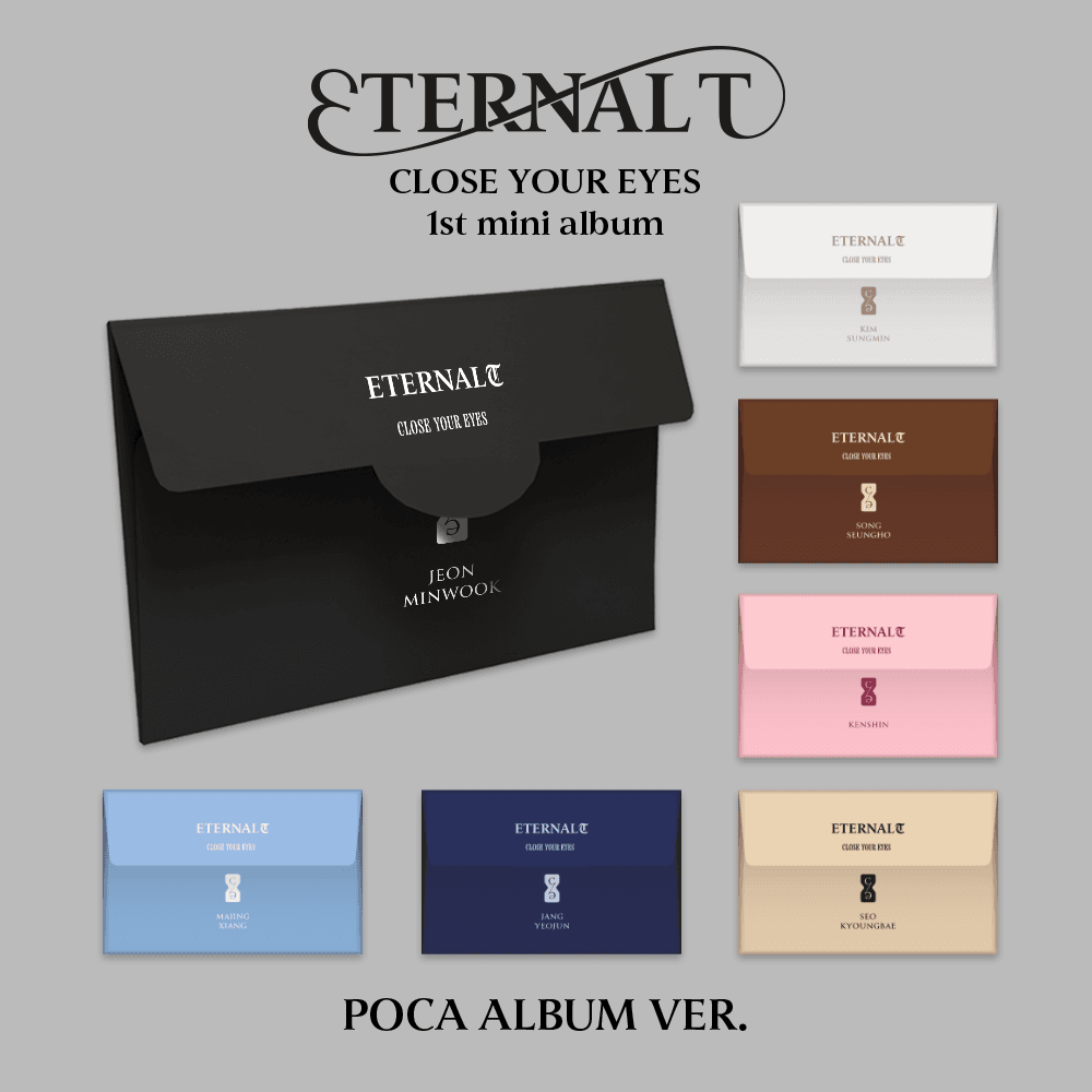 CLOSE YOUR EYES - The 1st Mini Album [ETERNALT] (POCA ALBUM) (랜덤)