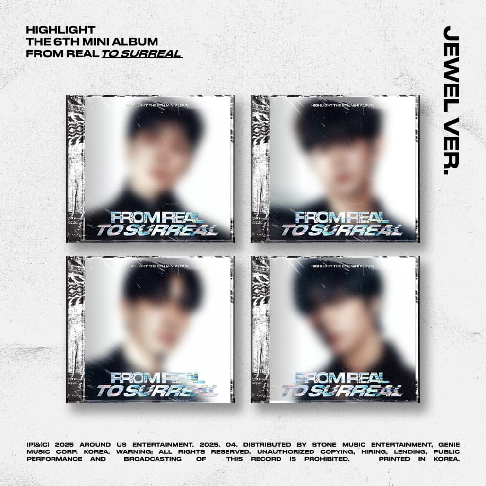[세트/앨범4종] 하이라이트 (Highlight) - The 6th MINI ALBUM [From Real to Surreal] (JEWEL Ver.)