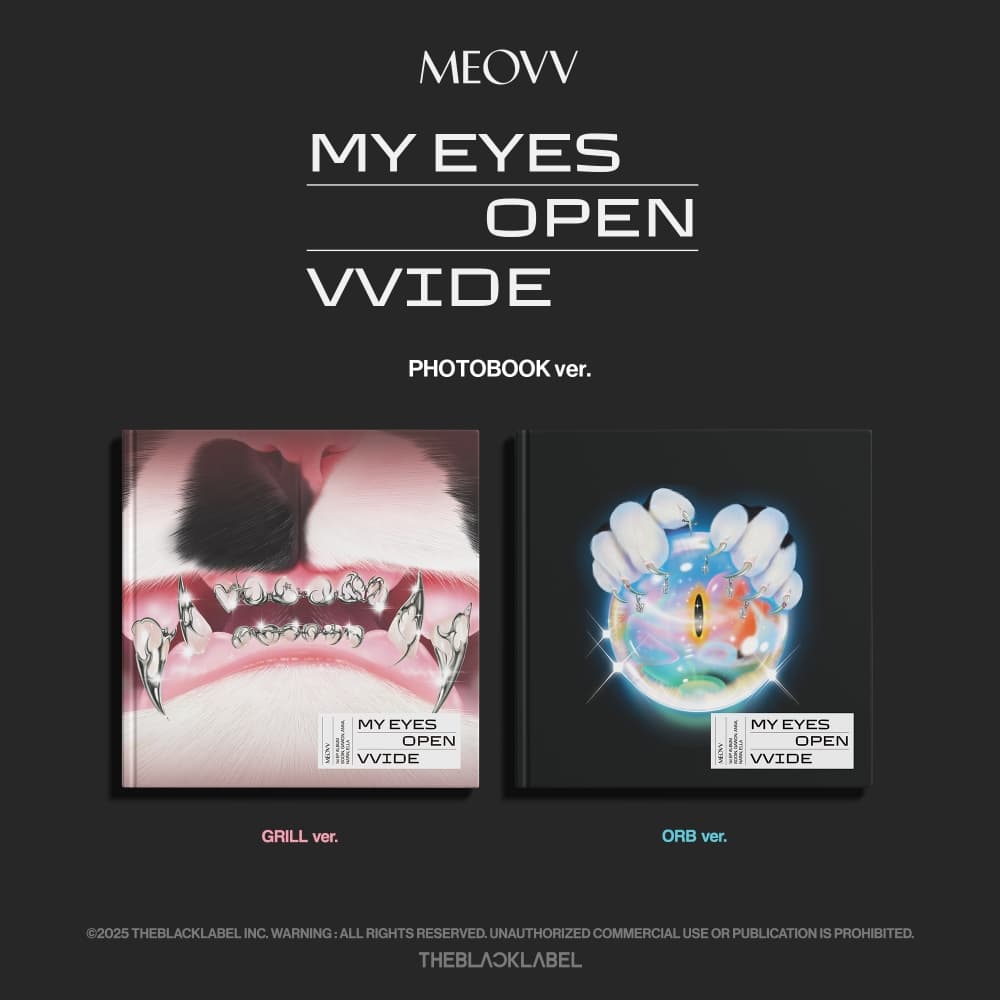 MEOVV (미야오) - 1st EP ALBUM [MY EYES OPEN VVIDE] (PHOTOBOOK ver.) (랜덤)
