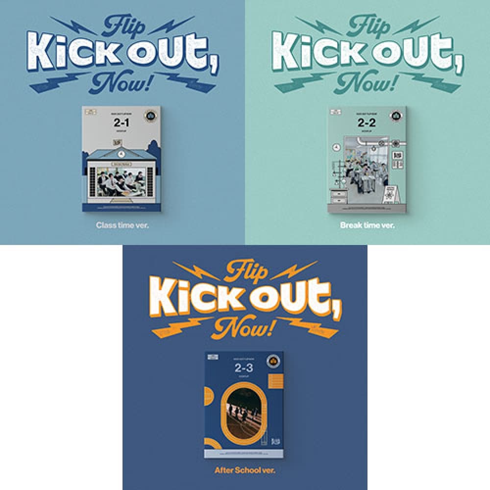 [세트/앨범3종] 킥플립 (KickFlip) - 미니2집 [Kick Out, Flip Now!]