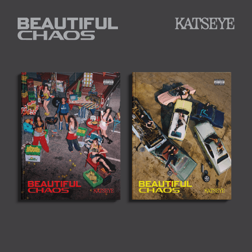 [세트/앨범2종] KATSEYE (캣츠아이) - BEAUTIFUL CHAOS (랜덤)