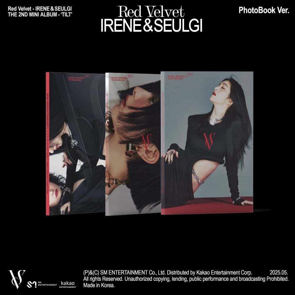 레드벨벳-아이린&슬기 (Red Velvet - IRENE & SEULGI) - 미니2집 [TILT] (Photo Book Ver.) (랜덤)