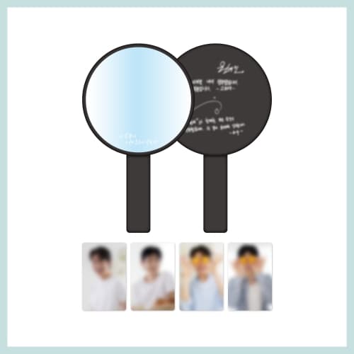 내 손끝에 너의 온도가 닿을 때(The Time Of Fever)_02.손거울&포토카드 세트_2025 1주년 기념 POP-UP STORE_OFFICIAL MD