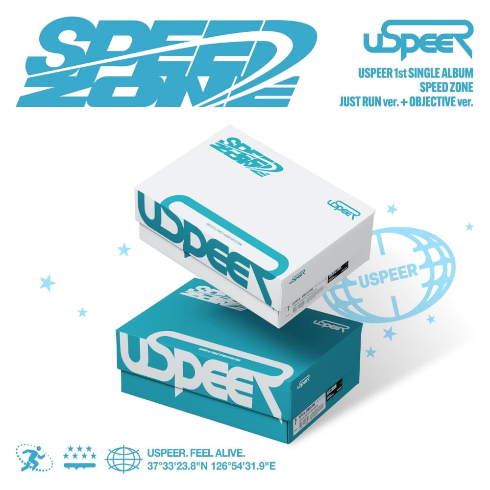 [세트/앨범2종] USPEER (유스피어) - 1st SINGLE ALBUM [SPEED ZONE]