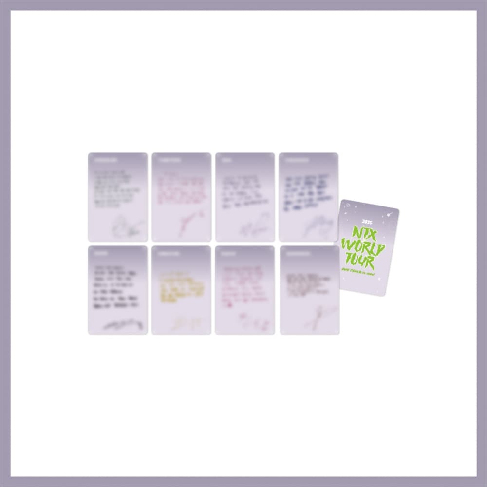 엔티엑스(NTX)_03.메시지 카드_2025 NTX WORLD TOUR OUR TRACK IN SEOUL OFFICIAL MD