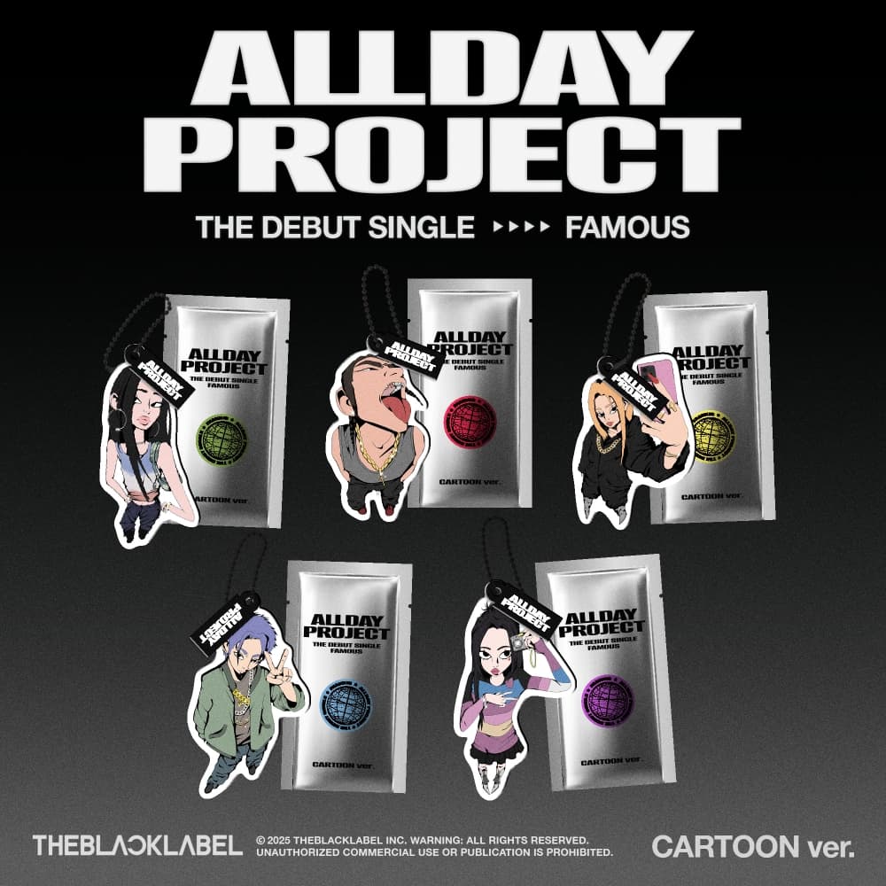 ALLDAY PROJECT - The Debut Single [FAMOUS] (CARTOON ver. / 랜덤)