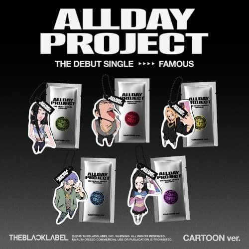 ALLDAY PROJECT - The Debut Single [FAMOUS] (CARTOON ver. / 랜덤)