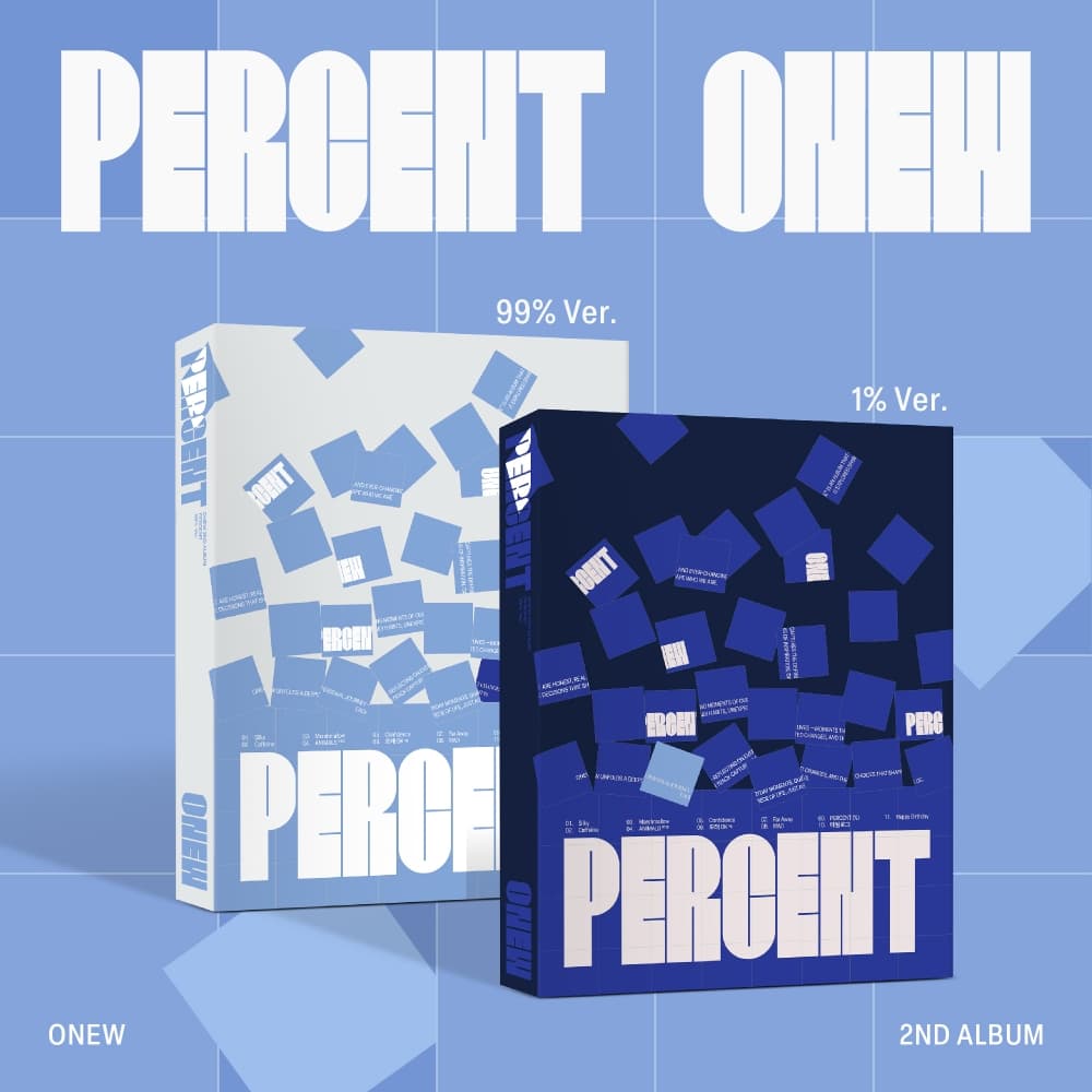 온유 (ONEW) - 정규앨범2집 [PERCENT] (Photobook Ver.) (랜덤)