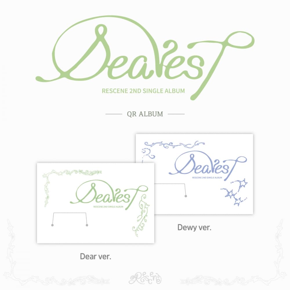 [세트/앨범2종] RESCENE (리센느) - 2nd Single Album [Dearest] (QR VER.)