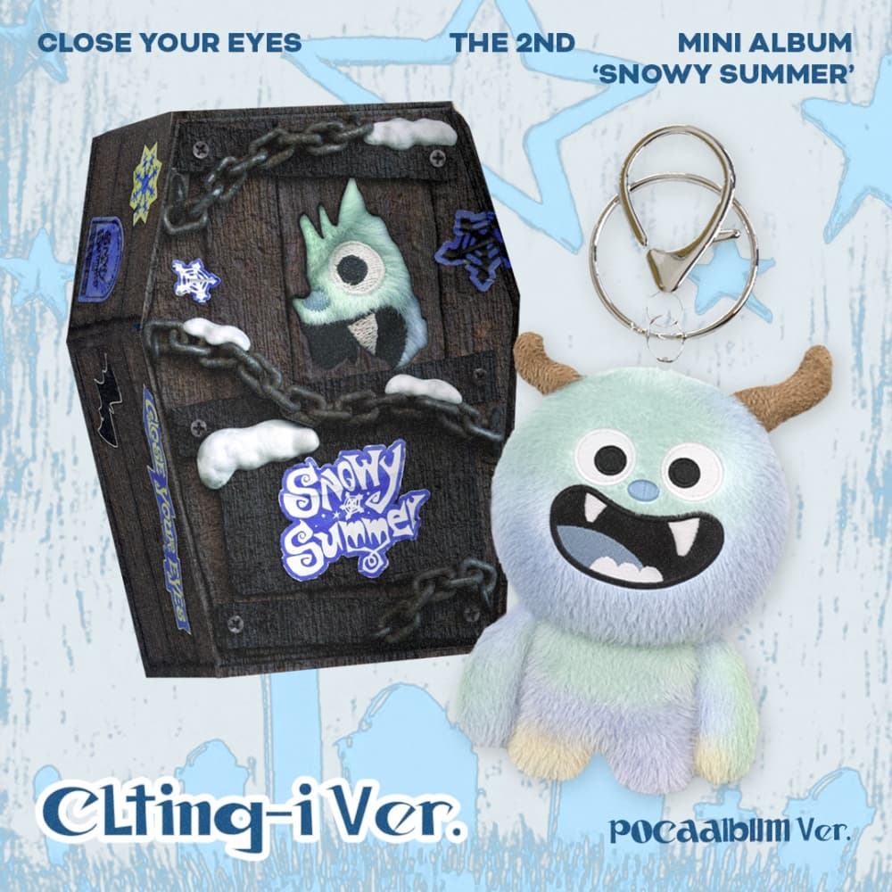 CLOSE YOUR EYES - The 2nd Mini Album [Snowy Summer] (CLting-i Ver. / POCAALBUM)