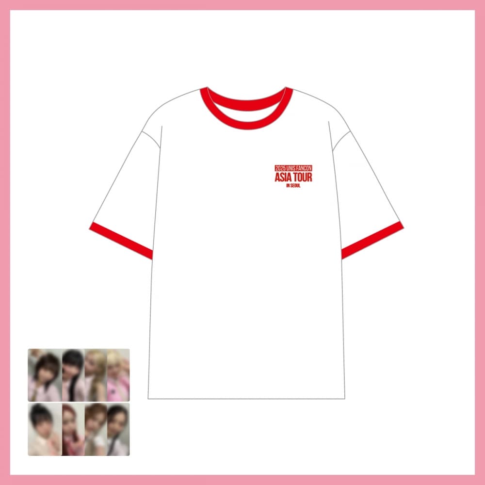 유니스(UNIS)_06.티셔츠_2025 UNIS FANCON ASIA TOUR IN SEOUL OFFICIAL MD
