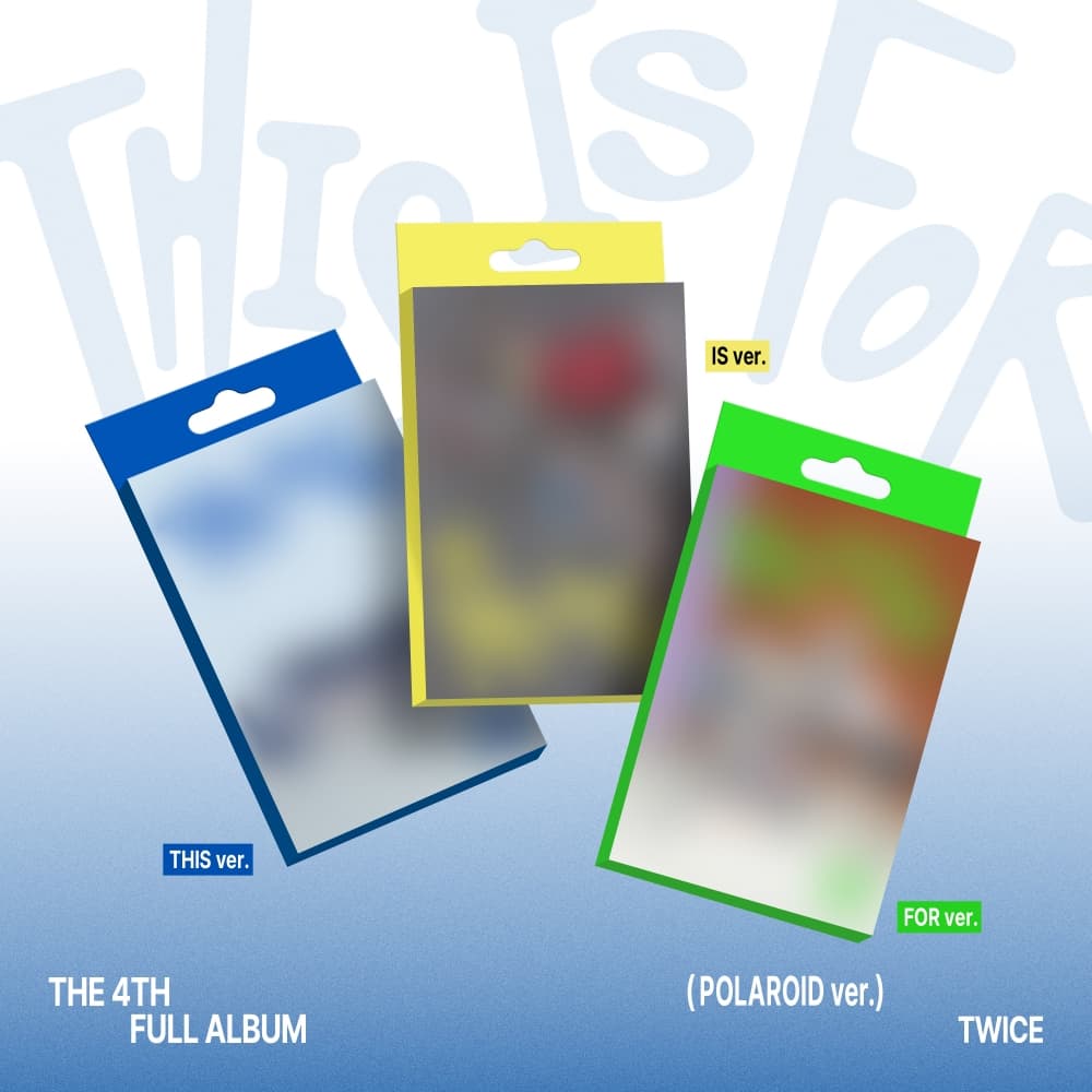 트와이스 (TWICE) - 정규4집 [THIS IS FOR] (POLAROID ver.) (랜덤)