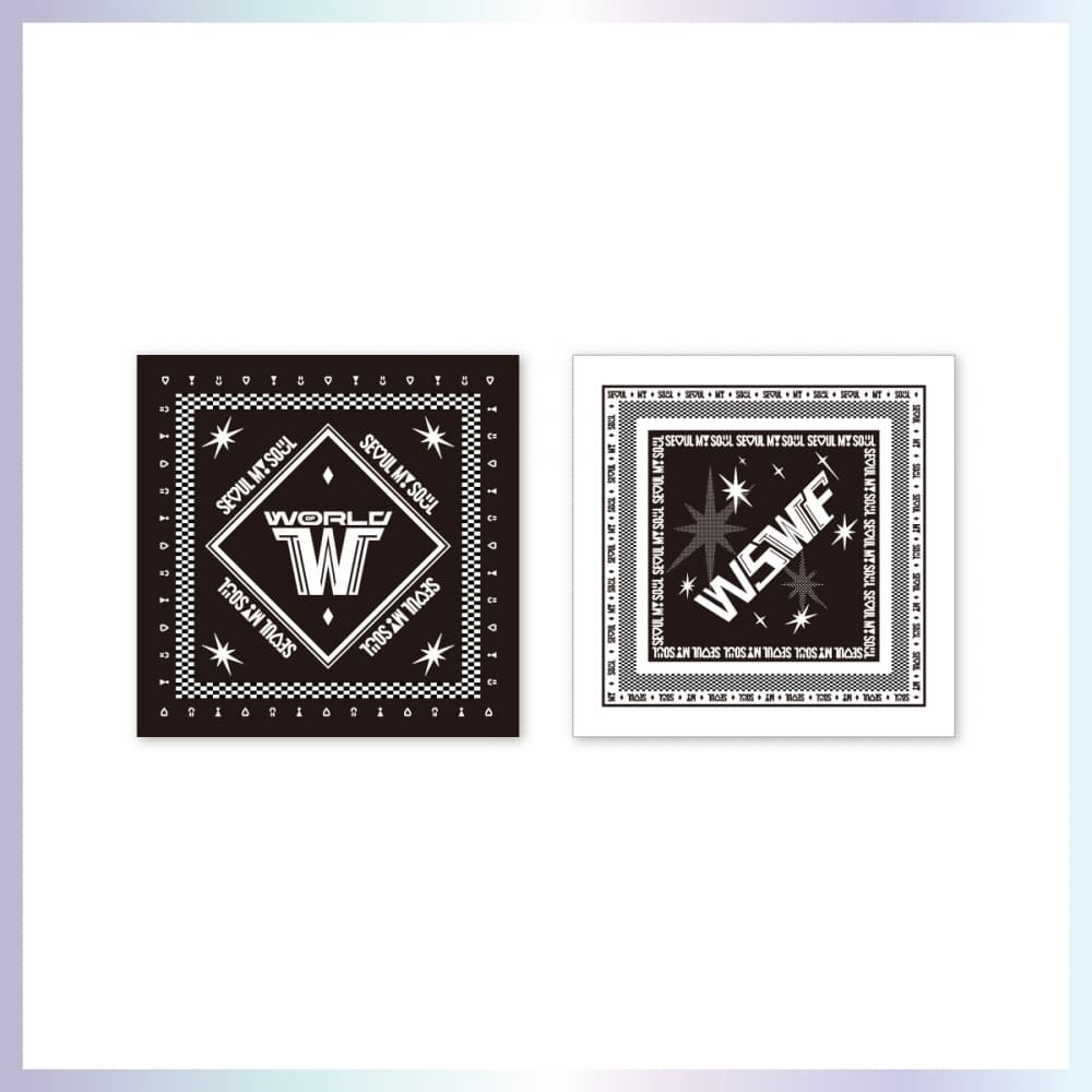 월드오브스우파(WSWF)_05.반다나_WORLD OF STREET WOMAN FIGHTER POP-UP STORE OFFICIAL MD