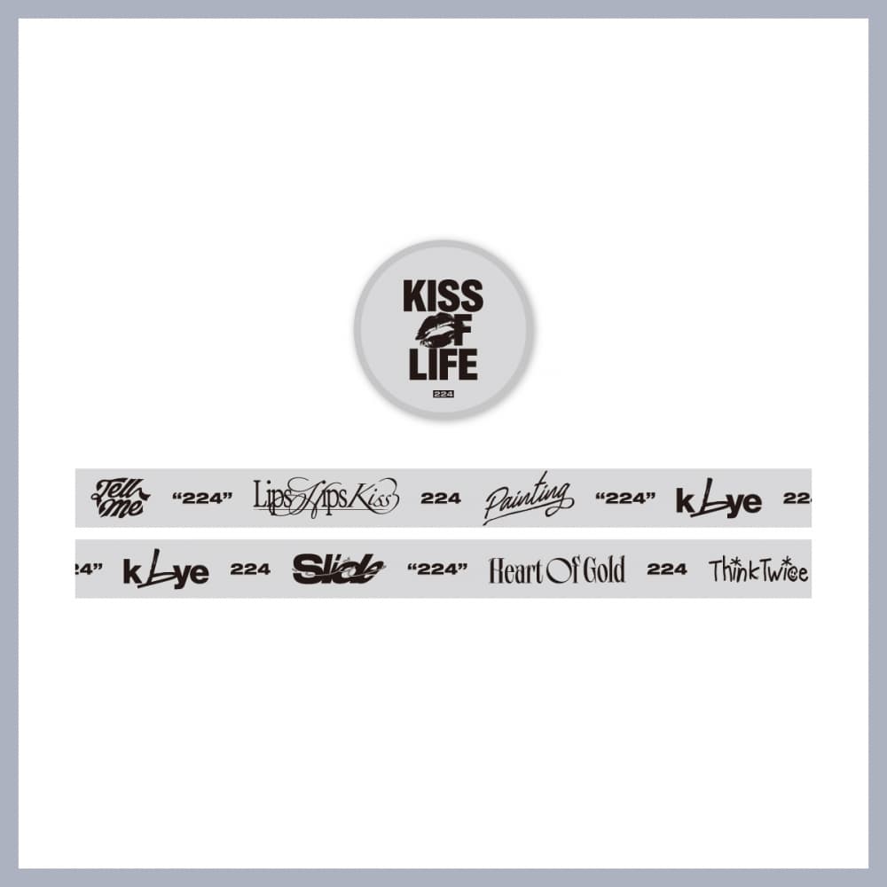 【吻站联合】 KISS OF LIFE_01.MASKING TAPE_KISS OF LIFE 4th Mini Album [224] JAPAN POP UP STORE OFFICIAL MD