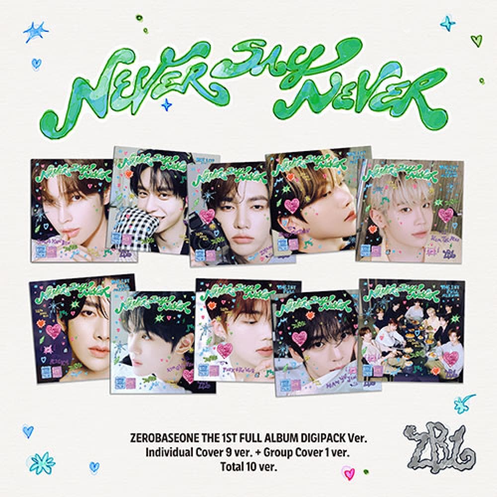 [세트/앨범10종] ZEROBASEONE - THE 1ST FULL ALBUM [NEVER SAY NEVER] (DIGIPACK Ver.)