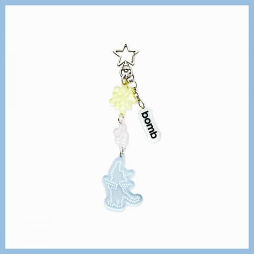 [EVERLINE独家特典] ILLIT_07.ACRYLIC KEYRING_ILLIT 3rd MINI ALBUM 'bomb' POP-UP STORE Merch.
