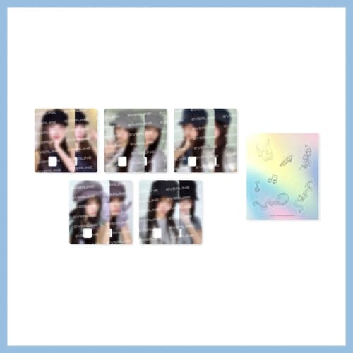 [EVERLINE独家特典] ILLIT_01.CARD COVER STIKER_ILLIT 3rd MINI ALBUM 'bomb' POP-UP STORE Merch.
