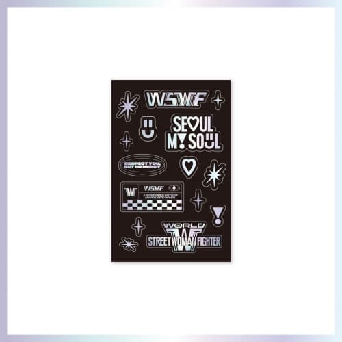 【剧博小卫星】WSWF_08.STICKER_WORLD OF STREET WOMAN FIGHTER POP-UP STORE OFFICIAL MD