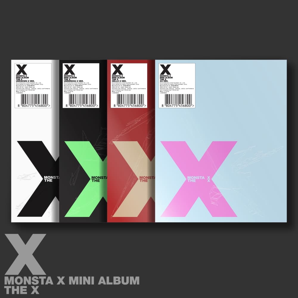[세트/앨범4종] 몬스타엑스 (MONSTA X) - MINI ALBUM [THE X]