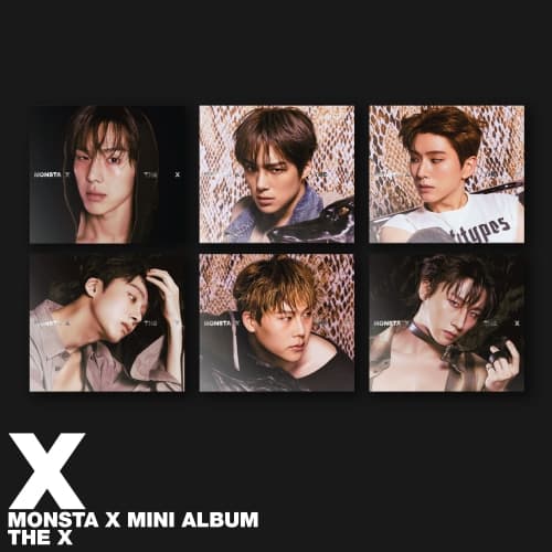[세트/앨범6종] 몬스타엑스 (MONSTA X) - MINI ALBUM [THE X] (DIGIPACK VER./ 한정반)