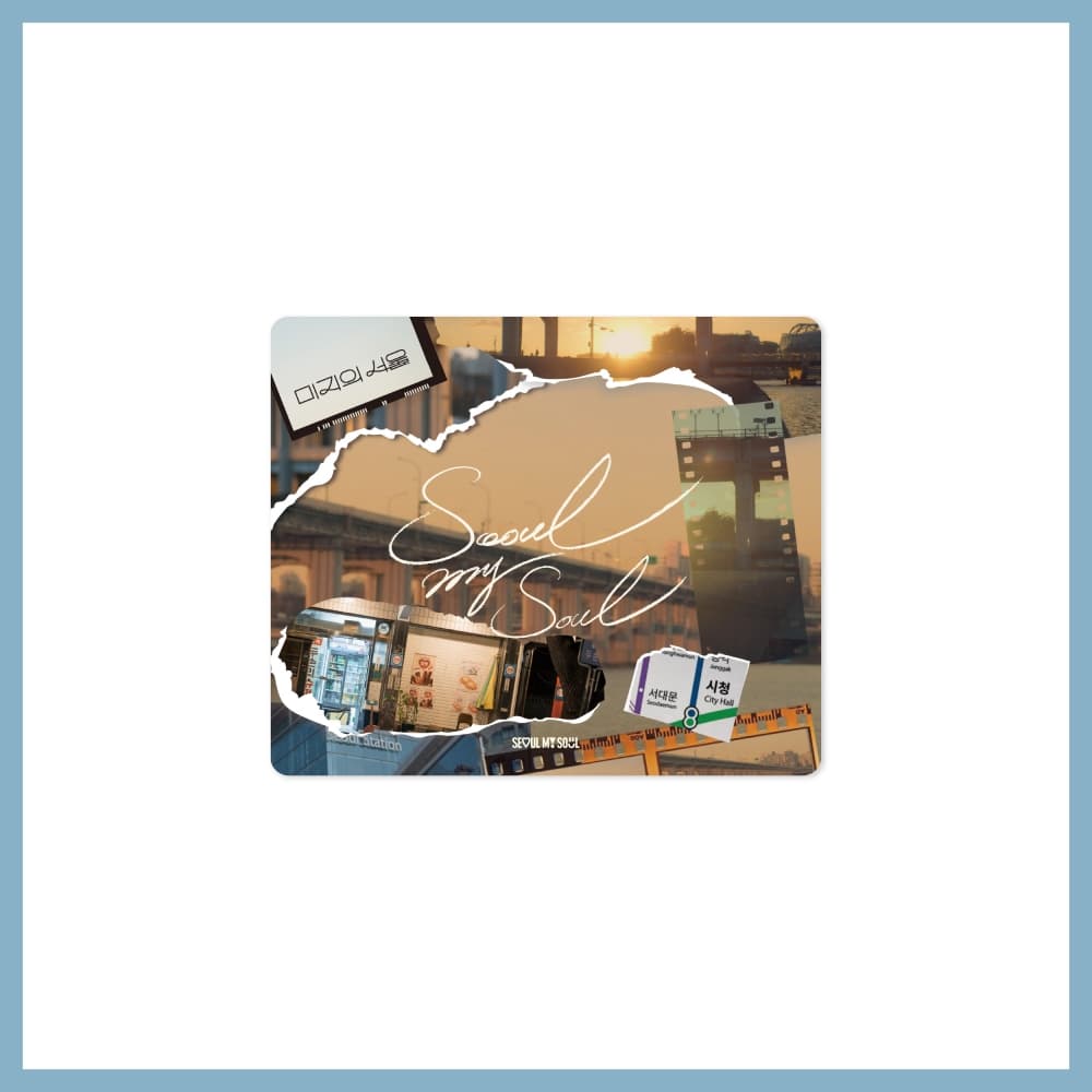 【朴珍荣_BlossomNyoung】未知的首尔 X 首尔市_02.MOUSEPAD_2025 未知的首尔 POP-UP STORE_OFFICIAL MD