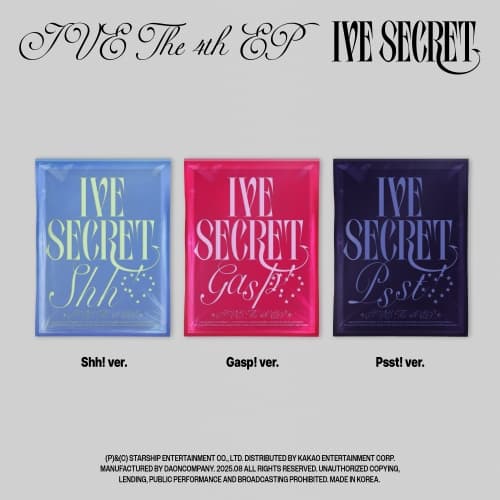 IVE (아이브) - THE 4th EP [IVE SECRET] (랜덤)