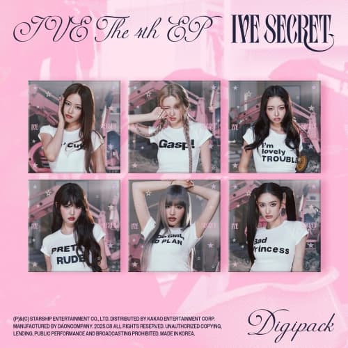 IVE (아이브) - THE 4th EP [IVE SECRET] (Digipack Ver. / 한정반) (랜덤)