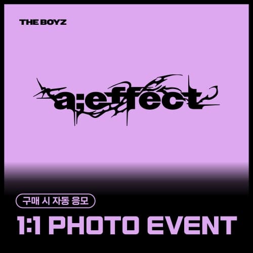 [10/30 1:1 PHOTO EVENT] 더보이즈 (THE BOYZ) - The 10th Mini Album [a;effect] (Photobook / 랜덤)