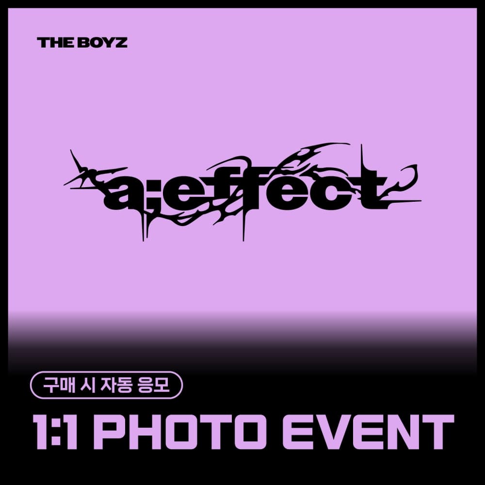 [10/30 1:1 PHOTO EVENT] THE BOYZ - The 10th Mini Album [a;effect] (Photobook / 随机)