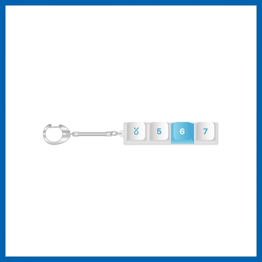 YOOK SUNGJAE_04.KEYCAP KEYRING_2025 YOOK SUNGJAE FANCON [THE BLUE JOURNEY] POP-UP STORE OFFICIAL MD
