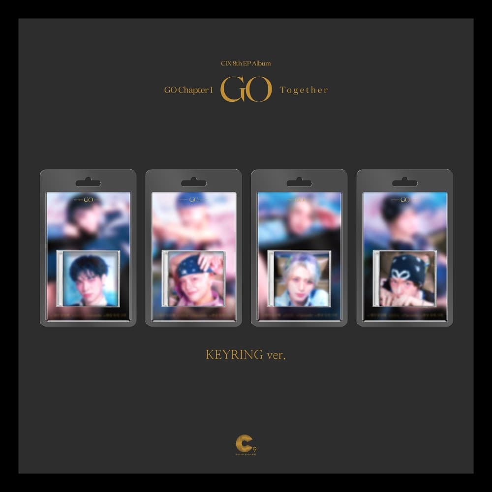 CIX (씨아이엑스) - 미니8집 [GO Chapter 1 : GO Together] (KEYRING ver.) (랜덤)