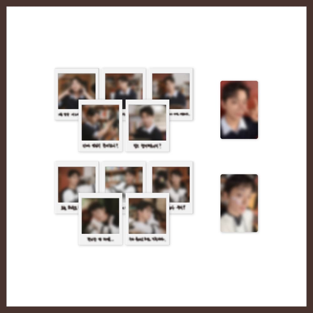 홍주찬(HONG JOOCHAN)_01.폴라로이드&포토카드 세트_2025 HONG JOOCHAN FANMEETING [주빛밤 : Hidden Track] OFFICIAL MD
