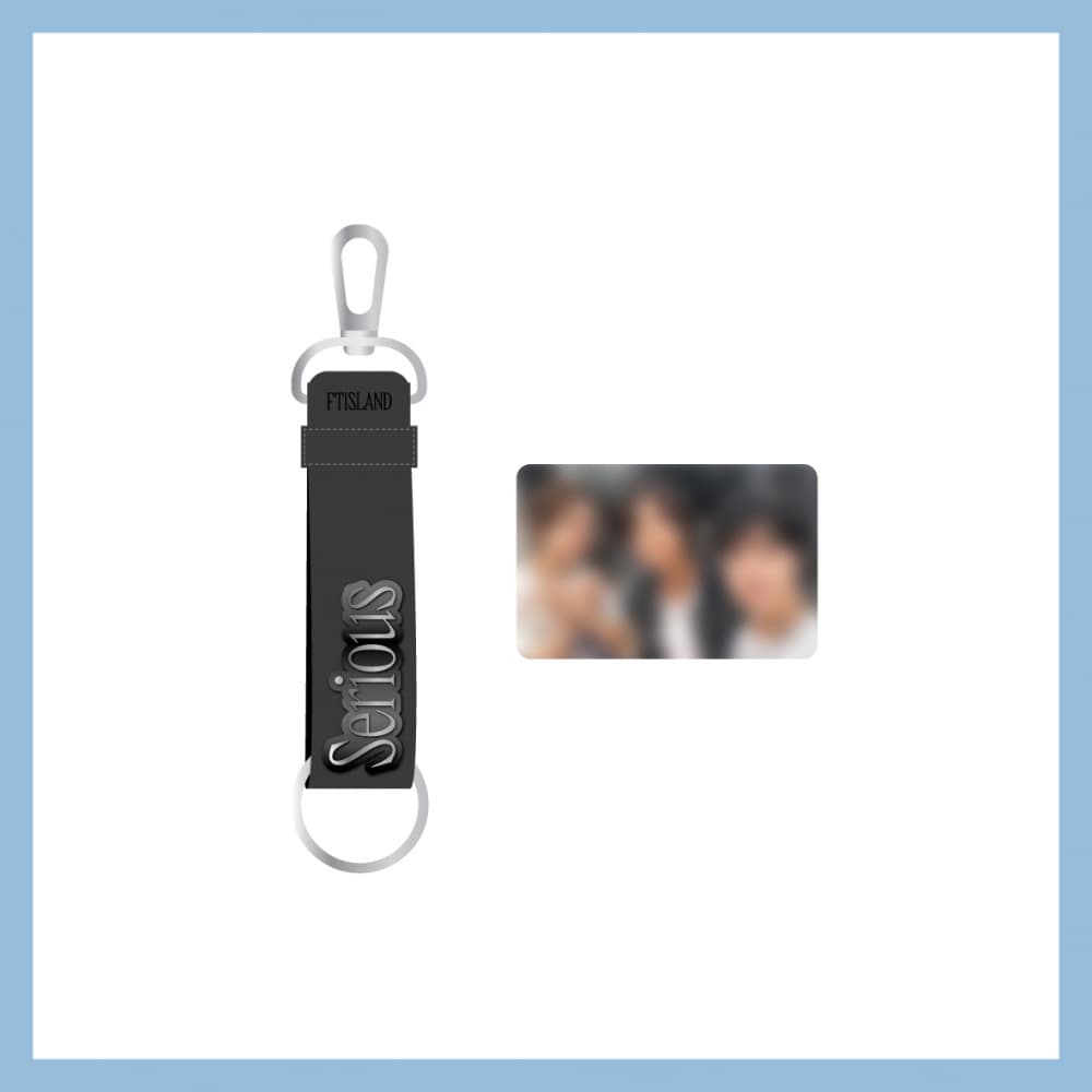 FTISLAND_03.LEATHER KEYRING_FTISLAND 7TH ALBUM [Serious] POP-UP STORE OFFICIAL MD
