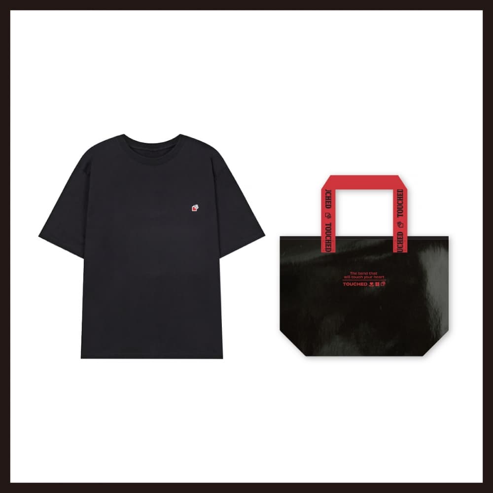 TOUCHED_02.T-SHIRT & REUSABLE BAG_2025 TOUCHED CONCERT [ATTRACTION] OFFICIAL MD