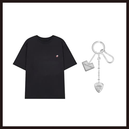 TOUCHED_01.HEART METAL KEYRING & T-SHIRT_2025 TOUCHED CONCERT [ATTRACTION] OFFICIAL MD