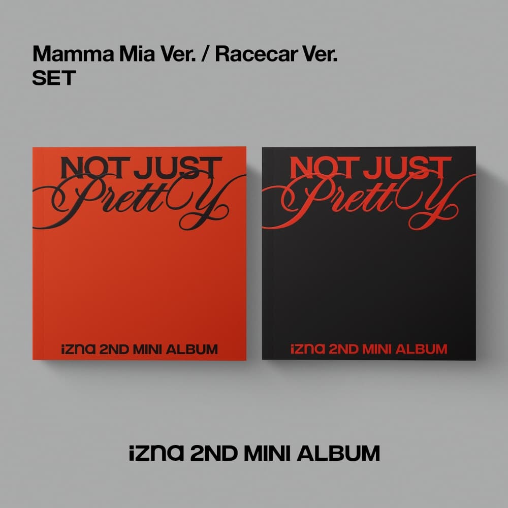 [SET] 이즈나 (izna) - [Not Just Pretty] (PHOTOBOOK Ver.) (Mamma Mia Ver.  / Racecar Ver.)