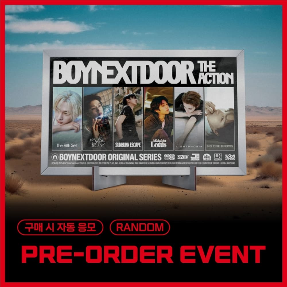 [PRE-ORDER EVENT / 随机] BOYNEXTDOOR - 5th EP [The Action] (Frame ver.)