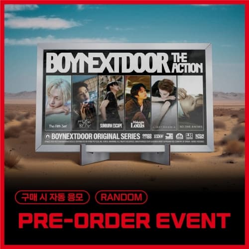 [PRE-ORDER EVENT / 随机] BOYNEXTDOOR - 5th EP [The Action] (Frame ver.)
