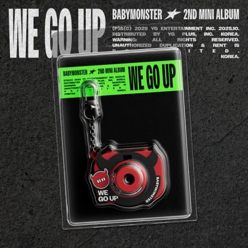 베이비몬스터 (BABYMONSTER) - 2nd MINI ALBUM [WE GO UP] MINI BEAM KEYRING Ver.