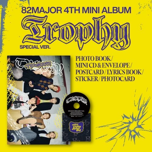 82MAJOR (82메이저) - 4TH MINI ALBUM [Trophy] (Special ver.)