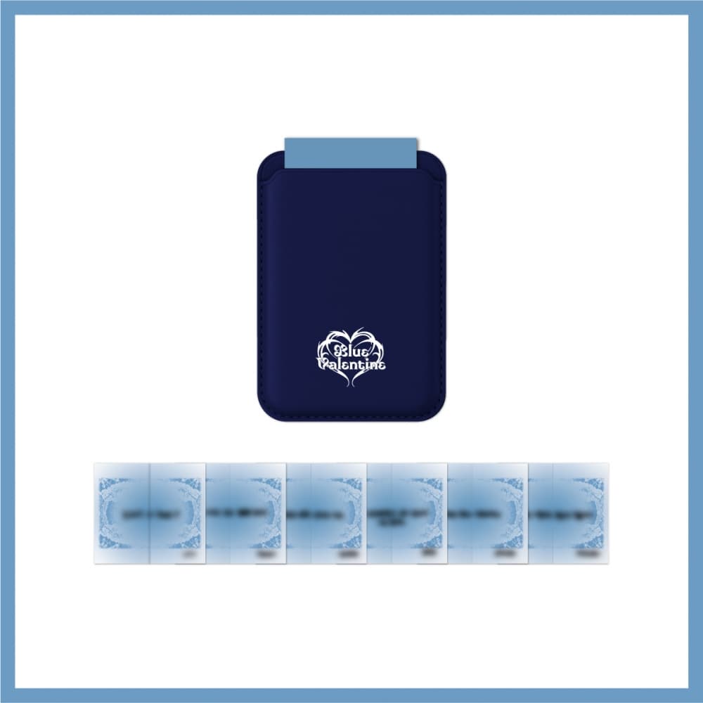NMIXX_12.MAGSAFE CARD WALLET_POP-UP STORE [Blue Valentine: inside the heart] OFFICIAL MD
