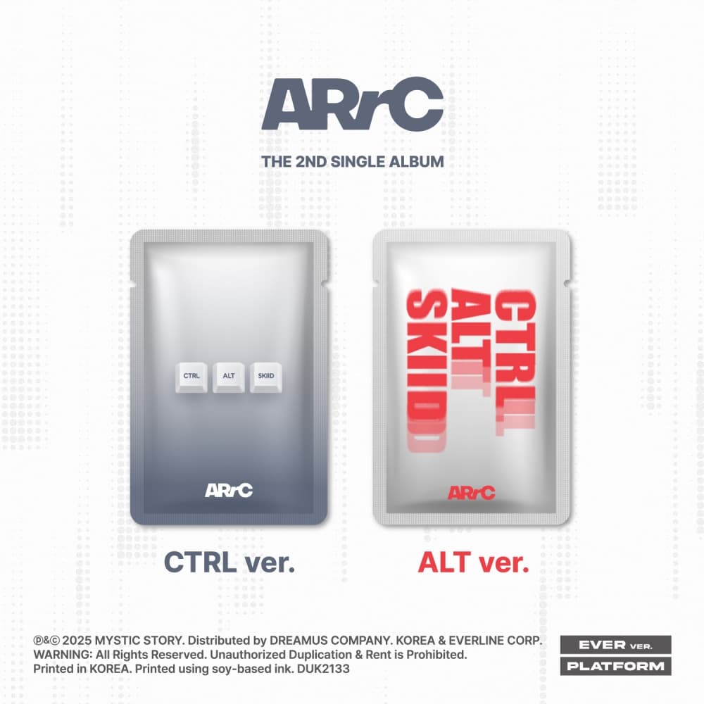 ARrC (아크) - 2nd single album [CTRL+ALT+SKIID] (CTRL & ALT Ver.) (랜덤)