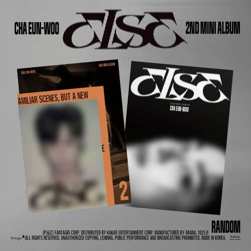 차은우(ASTRO) - 미니 2집 [ELSE] (FORM 1 VER. / FORM 2 VER.) (랜덤)