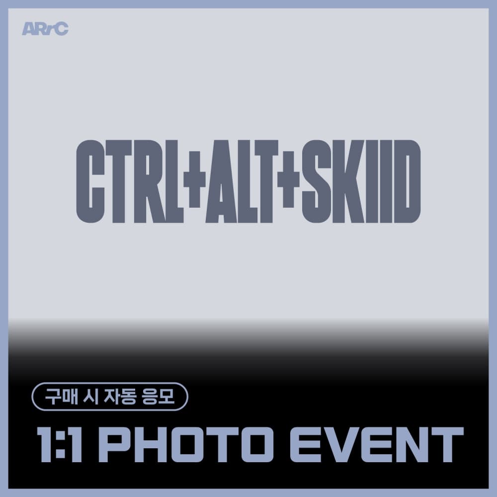 [11/9 1:1 PHOTO EVENT] ARrC  - 2nd single album [CTRL+ALT+SKIID] (CTRL & ALT Ver.) (随机)