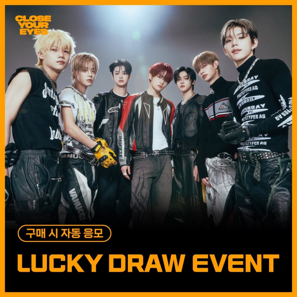 [LUCKY DRAW EVENT] CLOSE YOUR EYES - The 3rd Mini Album [blackout] (eyes ver.)(랜덤)