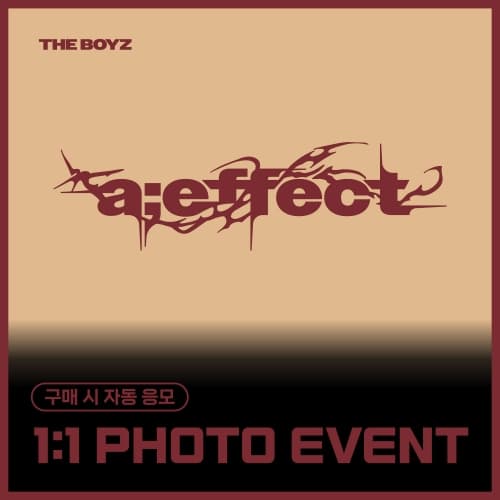 [11/18 1:1 PHOTO EVENT] THE BOYZ - The 10th Mini Album [a;effect] (Photobook / 随机)