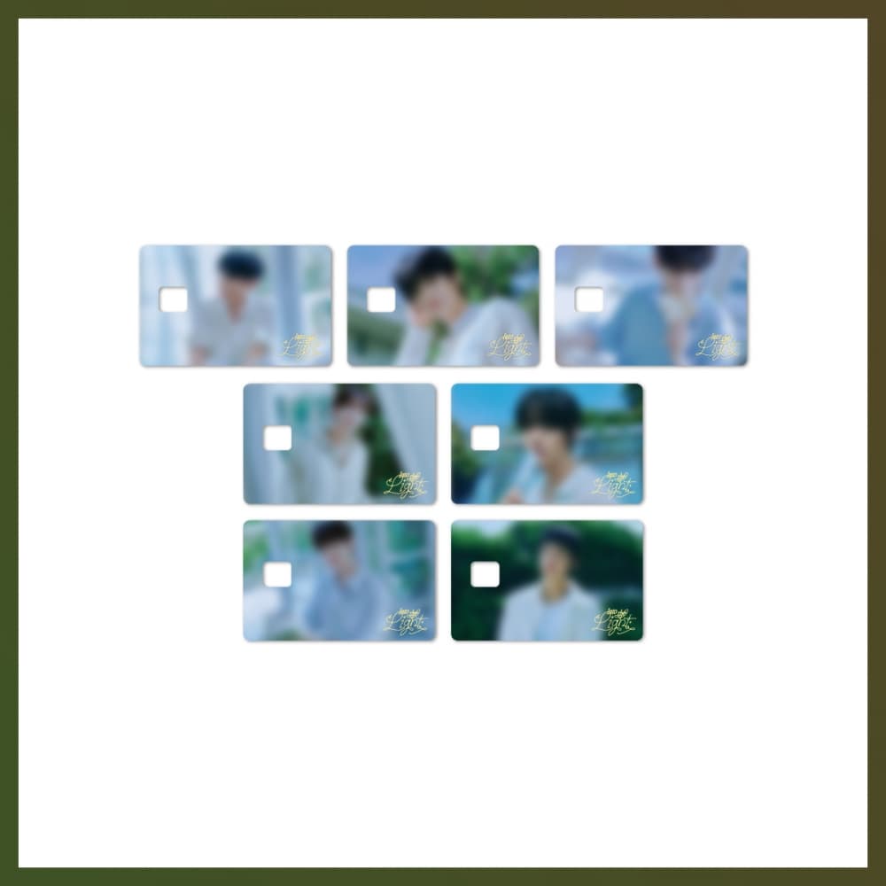이븐(EVNNE)_06. 카드 커버 스티커 세트_Photo Exhibition [INTO THE LIGHT : 빛 속으로] MD